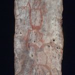Painting of Dream Figures on Bark