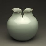 Vase with Everted Floriate Rim