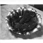 Sparrows in a Silver Bowl