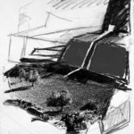 Study for Sculpture: Border Drawing