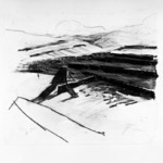 Study for Scultpure: Border Drawing