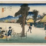 Minakuchi, from Fifty-three Stations on the Tokaido