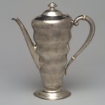 Coffee Pot, Modernist Pattern, Part of a 4-Piece Set
