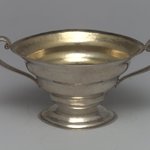 Sugar Bowl, Modernist Pattern, Part of a 4-Piece Set