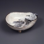 Bowl in the Shape of a Gourd, Kyoto Ware