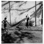 Boys working in Cemetery, from the series Day of the Dead (Vivir La Muerte)