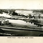 Cohoes Falls from Hill above Cohoes, New York