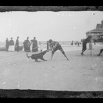 Boy and Dog, Iron Pier, Coney Island, Brooklyn
