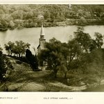 Church and Pond, Cold Spring Harbor, Long Island