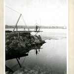 North End of Dam, Hallets Point, Long Island