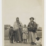 [Untitled] (Two Women Standing near Three Children)