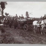 Mozaffer al-Din Shah in a Horse -driven Carriage,  One of 274 Vintage Photographs