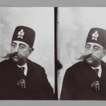 A Double Portrait of Mozaffar al-Din Shah, One of 274 Vintage Photographs