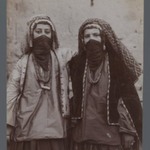Two Girls in Tribal Costume Entwined, One of 274 Vintage Photographs