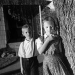 Larry and Linda, Lamona Washington, from The Graven Image Series, Hutterite Work