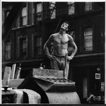 Cement Worker Looking Upwards