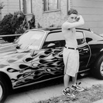 Young Man in Front of Camaro, Staten Island, NY