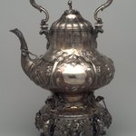 Teakettle on Stand with Burner