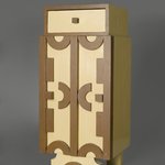Czech Rondo-Cubist Bedside Table