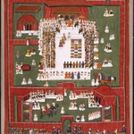 Maharana Jawan Singh of Mewar Receiving the Governor General of India, Lord William Cavendish Bentinck, February 8th, 1832