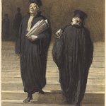The Two Colleagues (Lawyers) (Les deux confr&egrave;res [Avocats])