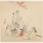 Men by Fire in Autumn