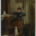 Girl and Dog