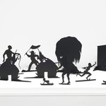 Burning African Village Play Set with Big House and Lynching