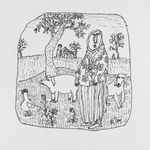 [Untitled] (Farm Wife, Pig, Dog, Chicken)