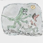[Untitled] (Just a Dream (Boy and Monster))
