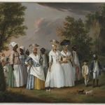 Free Women of Color with their Children and Servants in a Landscape