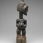 Standing Male Figure with Head Turned Left (Nkishi)