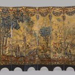 Folding Screen with the Siege of Belgrade (front) and Hunting Scene (reverse)