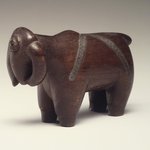Snuff Container in Form of a Buffalo