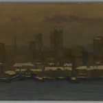 River Front, New York, in Winter