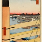 Nihonbashi Bridge and Edobashi Bridge (Nihonbashi to Edobashi), No. 43 from One Hundred Famous Views of Edo