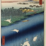 Sakasai Ferry, No. 67 from One Hundred Famous Views of Edo