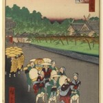 Shiba Shinmei Shrine and Zojoji Temple, No. 79 from One Hundred Famous Views of Edo