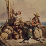 Two Figures on a Boat