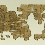 Historical Papyrus in Five Pieces