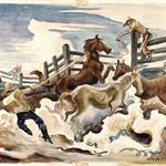 Lassoing Horses