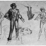 Studies for Harvesters Resting