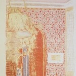 Interior with Pink Wallpaper I (Int&eacute;rieur aux tentures roses I)