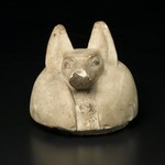 Jackal-Headed Cover of Canopic Jar