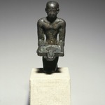 Egyptian Priest Kneeling with Offering Table