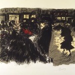 The Square at Evening (Place le soir)