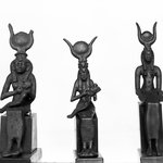 Small Statue of the Goddess Isis Nursing the Child Horus