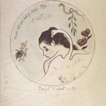 Leda (Design for a China Plate) (Leda [Projet dassiette])