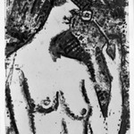 Half-Length Nude with Flower (Halbakt mit Bl&uuml;te)