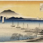 Returning Sails at Yabase (Yabase no Kihan), from Eight Views of the Province Omi (Omi Hakkei)